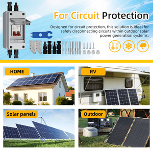 WZOODQ Caja Combinadora Solar de 500V, Sistema para Exteriores, Impermeable, de Plástico, para Paneles Solares Fotovoltaicos, Caja Combinadora de Energía Solar IP65 - Product Image 6