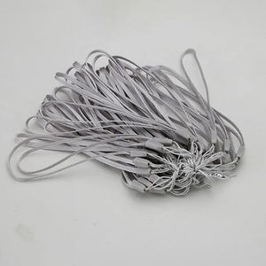 Colorful Polyester Braided Hand Wrist Lanyard Strap String for Usb Flash Drives Keys Keychains Id Name Badge Holders