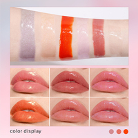 Maquillage de luxe huile pour les lèvres de couleur changeante naturelle huile pour les lèvres hydratante en gros avec logo personnalisé