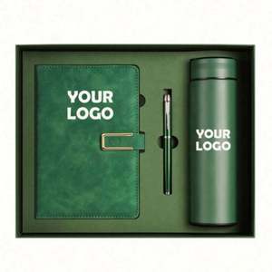 Productos Promocionales de Alta Calidad, Sets de Regalo Empresariales, Cuaderno de Cuero Personalizable, Set de Regalo Promocional - Product Image 1