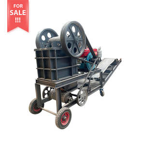 Concasseur à mâchoires mobile diesel portable de bonne qualité, nouvelle machine à pierres compacte pour tracteur - Product Image 1