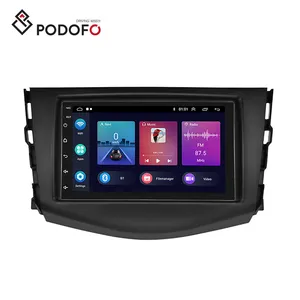 Автомагнитола Podofo, 2 Din, 7 дюймов, 1 + 16/2 + 32 ГБ, Android 11, для Toyota RAV4 2006-2012 CarPlay, Android, GPS, Wi-Fi, FM, RDS, BT