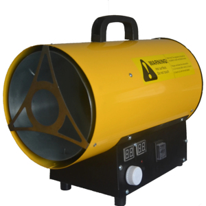 कम शोर प्रोपेन गैस स्टेनलेस स्टील 15kW कटौती TSG-15 Lpg एयर मजबूर हीटर थर्मोस्टेट कंट्रोल स्वचालित रूप से नियंत्रण - Product Image 1