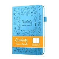 Agenda A5 en cuir non daté, journal quotidien, hebdomadaire, mensuel, carnet de notes pour affaires et école, planificateur de vie, journal à points, reliure cousue