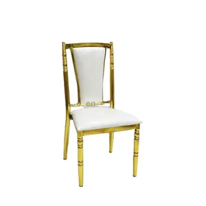 Modern Gold Metal Event Chair by Party & Events Supplier for Banquet Wedding Bar Restaurant Living Room Hotel Furniture