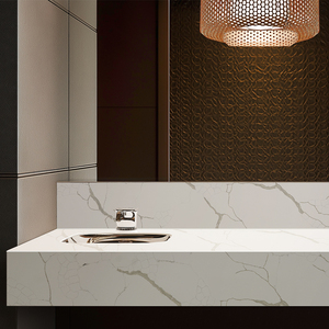 Runpin Đá Nhân Tạo tấm lớn đánh bóng đá thạch anh đá nhân tạo 1600*3200mm hiện đại bảng tường nhà bếp bàn tường bảng - Product Image 6