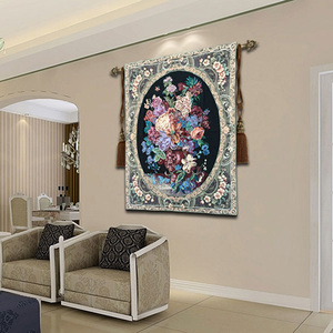 Art européen personnalisé fait à la main tenture murale en coton tissu 118X138CM Aubusson Gobelin <span class=keywords><strong>tapisserie</strong></span> - Product Image 4