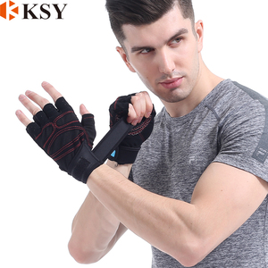 Demi-doigt Hommes Femmes Anti Slip Gel Pad mitaines course moto sport <span class=keywords><strong>route</strong></span> vélo gants vélo gants - Product Image 6