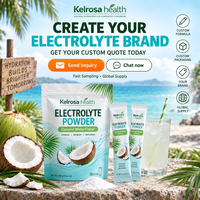 Poudre d'électrolytes hydratante en marque blanche – Sachets d'électrolytes personnalisables pour boissons, saveur fruitée, poudre d'électrolytes Keto