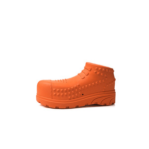 Juguete para masticar para perros, estilo bota de goma naranja, juguete de entretenimiento para limpieza de dientes de mascotas, diseño lindo - Product Image 1