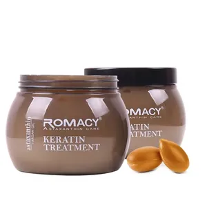 ROMACY astaksantin ve argan yağı saç bakımı tedavisi saç maskesi kremi 500ml özel etiket