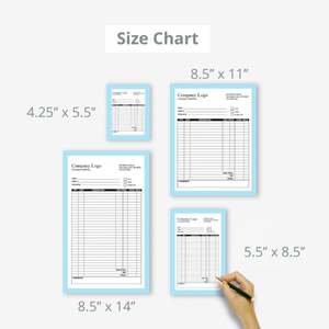 Bon de commande personnalisé, reçu, facture, duplicata, papier sans carbone - Product Image 2