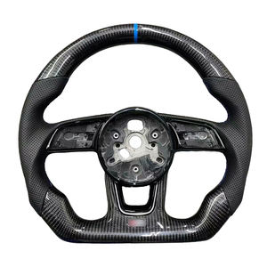 Levas de Cambio para <span class=keywords><strong>Volante</strong></span> de Cuero y Fibra de Carbono para Audi A6 C7 C6 A7 A3 <span class=keywords><strong>A4</strong></span> RS3 RS5 RS6 Q3 Q5 Q7 RS Sport Volant <span class=keywords><strong>SLINE</strong></span> - Product Image 2