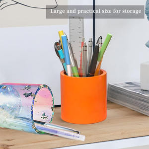 Molde Redondo de Silicona <span class=keywords><strong>para</strong></span> <span class=keywords><strong>Resina</strong></span> <span class=keywords><strong>Epoxi</strong></span>, Apto <span class=keywords><strong>para</strong></span> Microondas, <span class=keywords><strong>para</strong></span> Macetas, Posavasos, Plantas Suculentas - Product Image 4