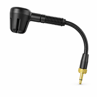 Microphone sans fil pour saxophone, microphone de performance, prise plaquée or 3,5 mm, tête de micro compacte, micro flexible à col de cygne