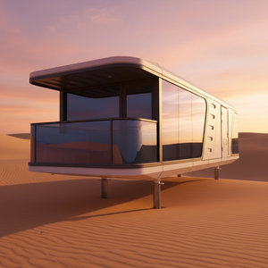 Casa Contenedor Prefabricada China de Acero Galvanizado, Impermeable, con Energía Solar, Ecológica, para Colonia Espacial, Escuela o Cocina - Product Image 4