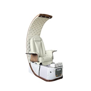 เก้าอี้นวดทำเล็บปรับระดับไฟฟ้าแบบพนักพิงสูงสำหรับร้านเสริมสวย - Product Image 3