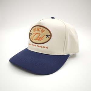 High Density 5 Panel <b>Baseball</b> <b>Cap</b> Custom Embroidery Logo Applique Patch Low MOQ OEM Robust Durable Material Sustainable Organic - Product Image 5