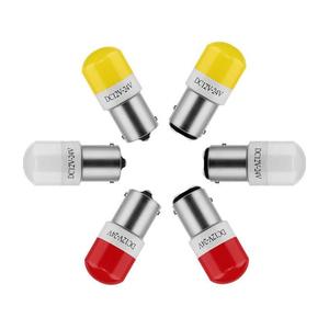 Ampoules LED T20 en céramique 1156 BA15S 7443 W21/5W 7440 W21W pour voitures, feux de recul et de stationnement 3030 LED, rouge, blanc, ambre, 12-24V - Product Image 3