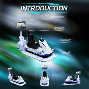 Máquina de Juego de Carreras de Coches F1 de Realidad Virtual 3DOF 9D con Estructura de Acero, de Fábrica - Product Image 3