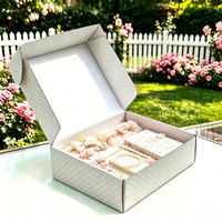 Boîte d'expédition en carton ondulé personnalisée, imprimée, recyclable, pliable, en papier, pour emballages de parfums, cosmétiques, bougies, vêtements