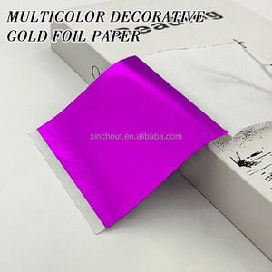 30 Feuilles de Papier <span class=keywords><strong>Doré</strong></span> Multicolore pour Artisanat, Bricolage, Dorure, Décoration et Cadres - Product Image 4