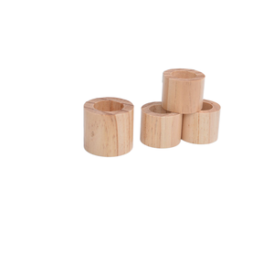 เสาไม้สนกลมพร้อมรูขวดไม้สนไม้จริงทรงกลมแบบสั่งทำ - Product Image 3