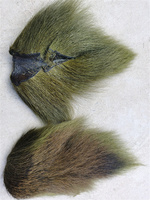 Weißer Hirschwanz, Fabrikgefertigter Hassidischer Traditioneller Hut, Pelz-Ersatz, Großhandel Fliegenbinde-Bucktail