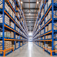 Estantería de Almacenamiento Resistente para Almacén, Acero Q235B, Estantería para Palés de Alta Resistencia con Cierre de Seguridad para Almacenamiento en Fábrica