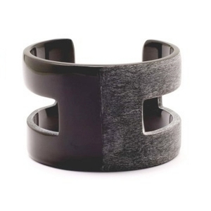 Minh Giang Craft Vietnam - Brazalete Clásico de Cuerno de Búfalo Natural Pulido, Joyería Hecha a Mano Atemporal, Regalo para Mamá - Product Image 6