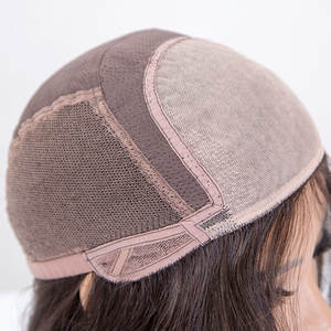 Perruque de cheveux humains Remy européens bruns naturels de qualité supérieure-<span class=keywords><strong>5</strong></span>*<span class=keywords><strong>5</strong></span>/4*4 Perruque de base en soie, conception sans colle avec effet de cuir chevelu réel - Product Image 6