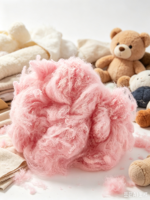 Fibre de polyester recyclée 4D64MM utilisée pour les produits faits à la main