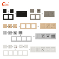 Gang Double Pole Uk Toma de pared eléctrica Uso doméstico universal Proveedor eléctrico 220V 250V 13a 2 SDK gratis 16A Baquelita KJ Series