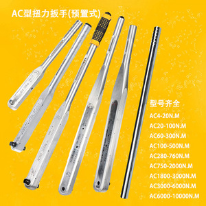 Ac Type Torque Wrench 4-20N.M Preset Industrial Grade Metric Alloy Steel Ratcheting - Product Image 1