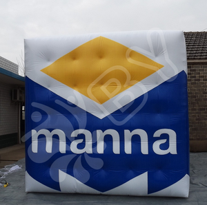 BOYAN publicidad cielo inflable globo de aire caliente/<span class=keywords><strong>globos</strong></span> voladores inflables forma de cubo globo de helio - Product Image 4