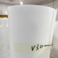 Haute qualité 100% vierge blanc pur F4 PTFE moulé feuille skivé Te Flon blanc TF1600 modifié feuille de PTFE pour l'industrie chimique