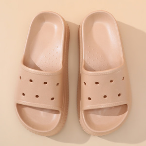 Sandalias de Plataforma con Boca de Pescado para Mujer, Suela Gruesa de EVA, Antideslizantes, Transpirables, Blancas, Rosas, Negras, Caqui - Product Image 4