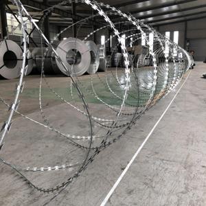 Nhà máy cung cấp đường thẳng dao cạo dây thép mạ kẽm băng thép gai cho khu vực công nghiệp an ninh - Product Image 6