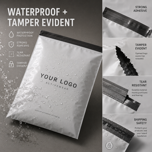 Custom logo Poly Mailer Bags Waterproof Self Seal Shipping Packaging Logo Printed Ecommerce Mailing Bags for Clothing Brands - Product Image 3