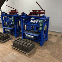 Machine à fabriquer des briques en ciment semi-automatique professionnelle, idéale pour la production de blocs pleins et creux