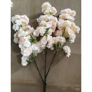 <span class=keywords><strong>Nuage</strong></span> de fleurs de cerisier rose tendre Cerisier artificiel <span class=keywords><strong>Arbre</strong></span> de décoration de paysage romantique pour mariage et salon - Product Image 3