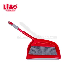 LiAo utensili per la pulizia più venduti paletta e set di spazzole in plastica con manico lungo