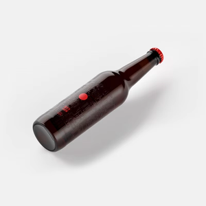 Reciclable transparente con tapa Logotipo personalizable para líneas de cerveza populares Botella de vidrio de cerveza más vendida de 350ml - Product Image 3