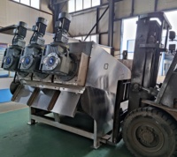 Déshydrateur automatique JINLONG JLD pour fermes d'élevage, machine de déshydratation du fumier, acier inoxydable, déchets agricoles, fumier solide-liquide