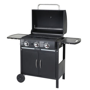 <span class=keywords><strong>Barbecue</strong></span> à gaz avec support de cuisson, réchaud à gaz et conteneur de rangement, pour la maison, le jardin, le camping en plein air - Product Image 1