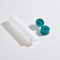 Tubo in Plastica Morbida per Packaging Cosmetico con Valvola in Silicone e Tappo Flip-Top per Detergente Viso, Scrub, Crema Mani, Gel di Aloe