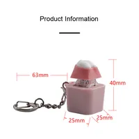 Porte-clés personnalisé avec lumière RVB, poisson en bois, acrylique, jouet anti-stress avec interrupteur à patte de chat, testeur, porte-clés personnalisé