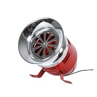 Alarma de Motor MS-390 Universal 12V/24V/220V, Sirena de Ataque Aéreo de Acero