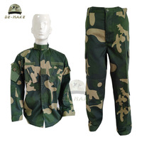 Ensemble uniforme tactique style ACU pour homme, chemise et pantalon de chasse en coton Ripstop, fabrication directe d'usine OEM