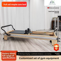 Reformadores de Pilates para Principiantes, Reformer de Pilates de Madera de Arce con Ajustes Fáciles para Principiantes en Casa